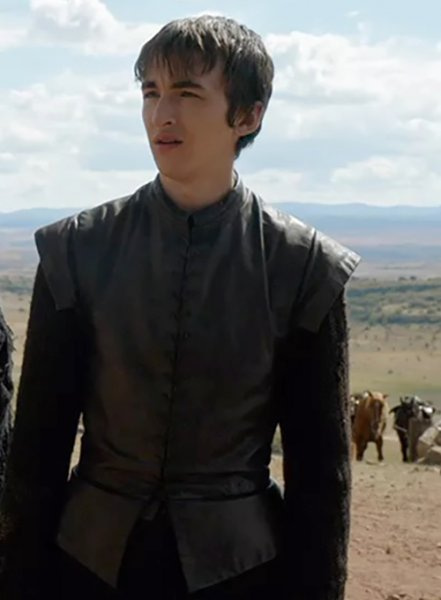 (image for) Isaac Hempstead Wright GOT Leather Vest