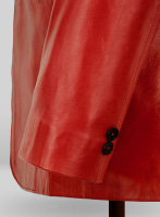 (image for) Red Hampton Leather Blazer