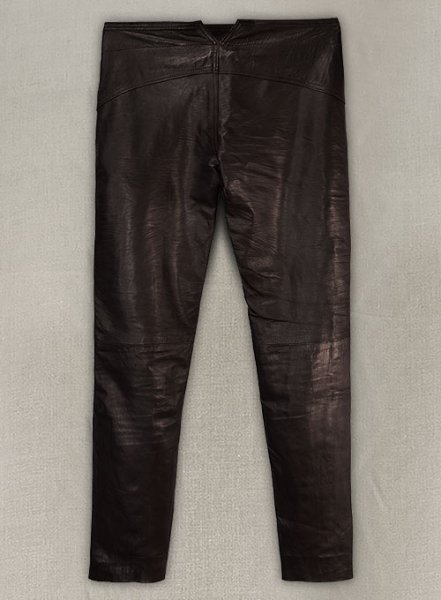 Soft Dark Brown Jim Morrison Leather Pants