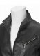 Zipper Leather Blazer #3