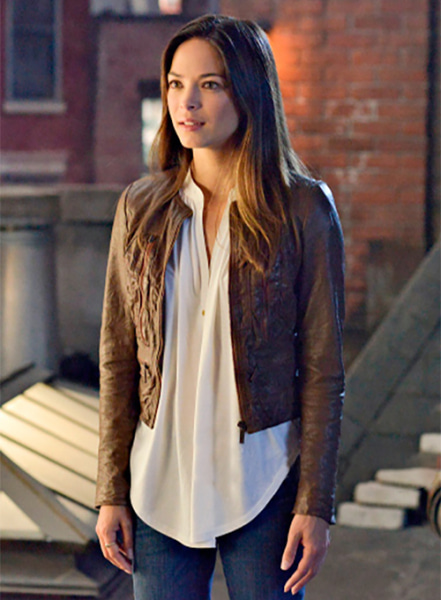 (image for) Kristin Kreuk Beauty and the Beast Leather Jacket