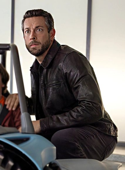 (image for) Zachary Levi Spy Kids Leather Jacket