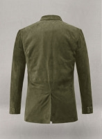 (image for) Woodland Green Suede Leather Blazer