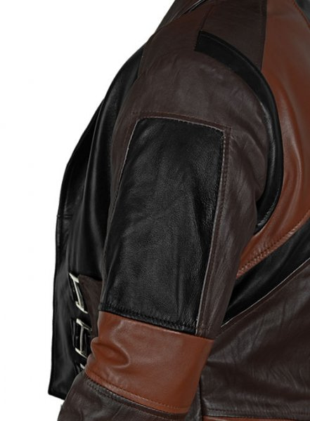Zoe Saldana Guardians of the Galaxy Vol 2 Leather Coat