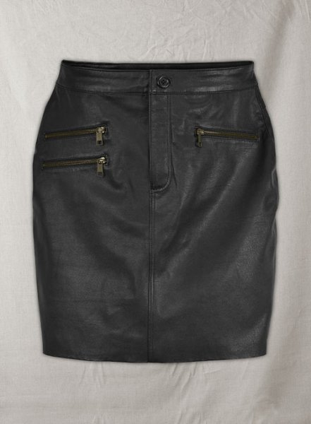 (image for) Blake Lively Leather Skirt #1
