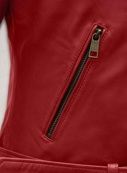 Last Christmas Kate Jacket  Emilia Clarke Red Leather Jacket