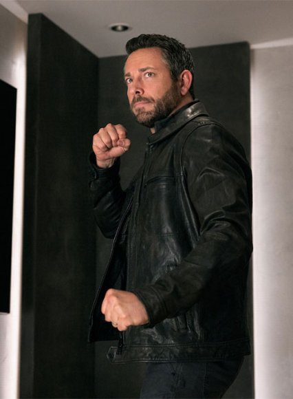 Zachary Levi Spy Kids Leather Jacket