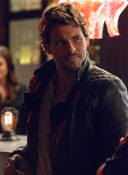 (image for) James Marsden The D Train Leather Jacket