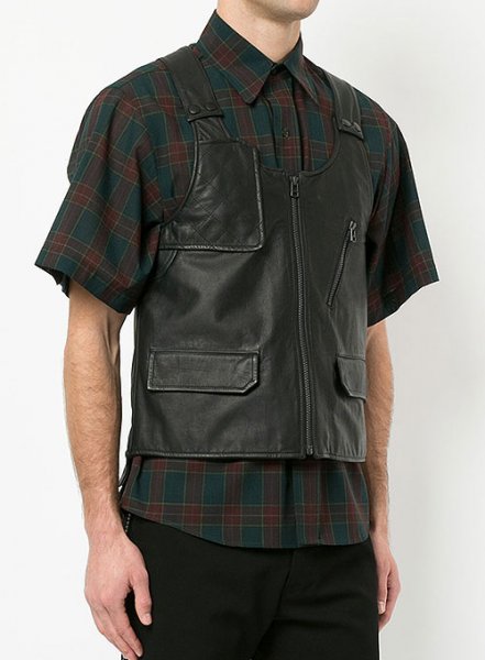 Leather Vest # 332
