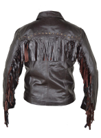 (image for) Leather Fringe Jacket #1007