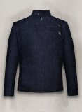 (image for) Royal Blue Suede Leather Jacket # 700