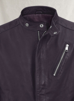 (image for) Motorad Purple Biker Leather Jacket