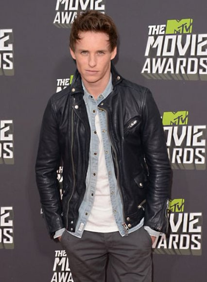 Eddie Redmayne Leather Jacket