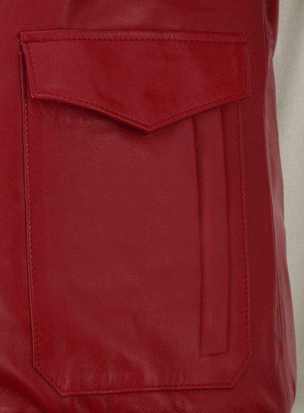 (image for) Cherry Red Drake Graham Toronto Film Festival Leather Jacket