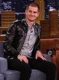 (image for) Andrew Garfield The Tonight Show Leather Jacket