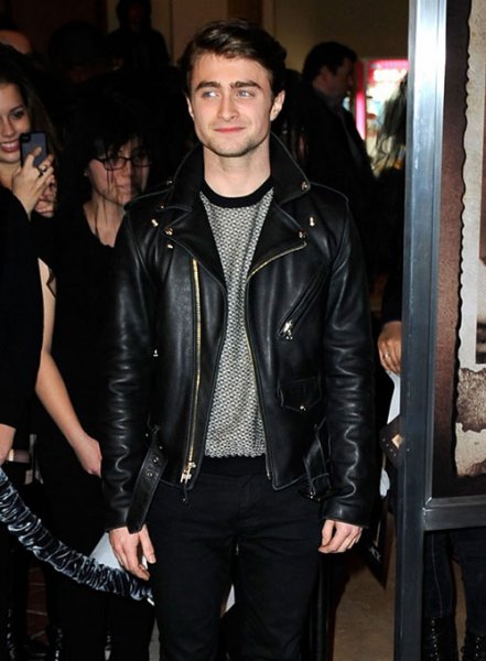 Daniel Radcliffe Leather Jacket
