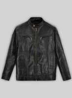 (image for) Black Jake Gyllenhaal Enemy Leather Jacket