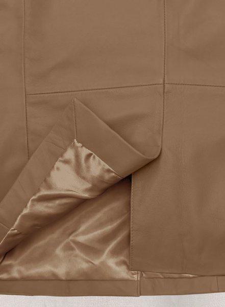 Soft Amazon Brown Leather Blazer