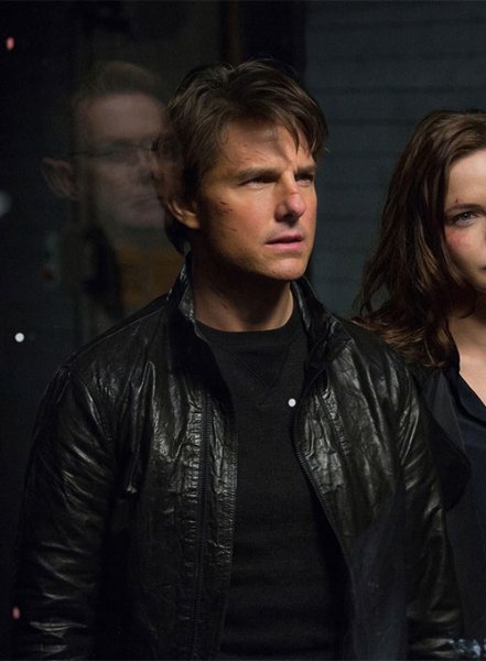 (image for) Tom Cruise Mission Impossible Rogue Nation Leather Jacket