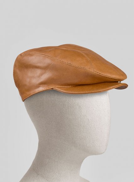 (image for) Canberra Tan Leather Cap