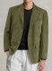 Woodland Green Suede Leather Blazer