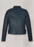 (image for) Soft Winsor Blue Washed & Wax Leather Jacket # 267