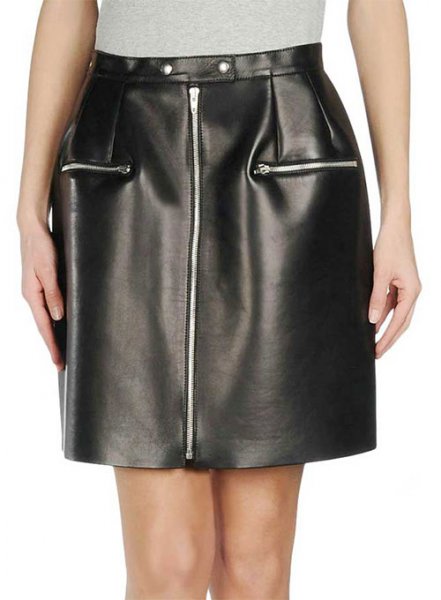Maxine Leather Skirt - # 400