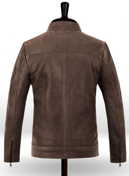 (image for) Vintage Brown Grain Rampage Dwayne Johnson Leather Jacket