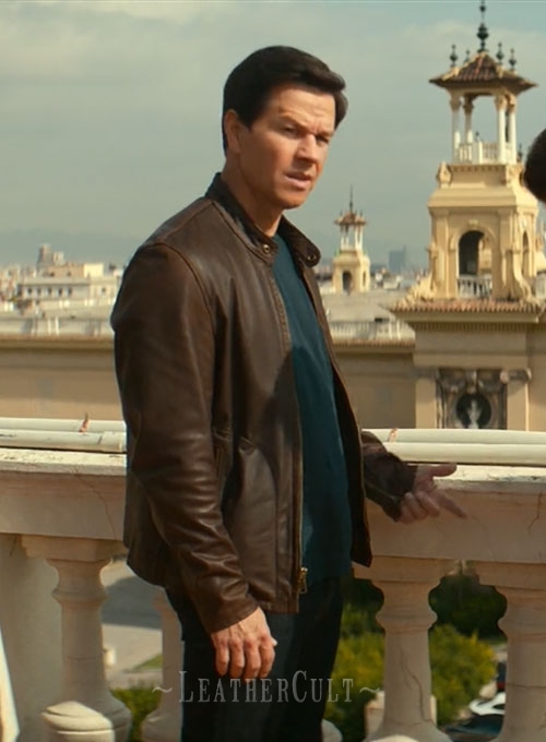 Mark Wahlberg Uncharted Leather Jacket - Click Image to Close
