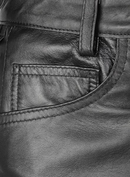 Drawstring Designer Leather Pants : LeatherCult: Genuine Custom