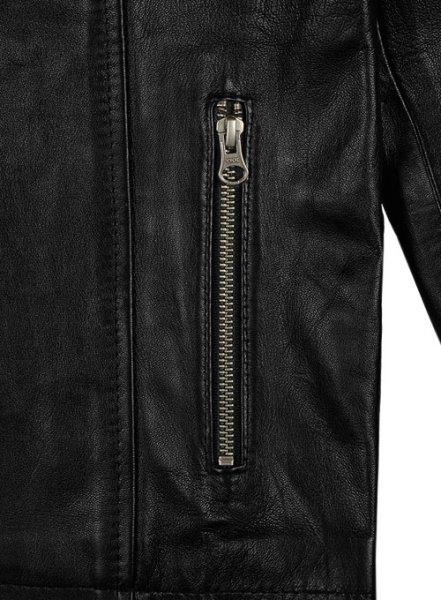 Leather Hood Jacket #109