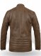 Vintage Gravel Brown Leather Jacket # 657