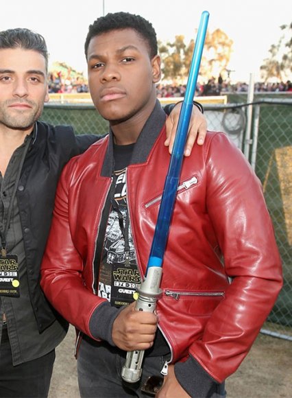 (image for) John Boyega Leather Jacket #2