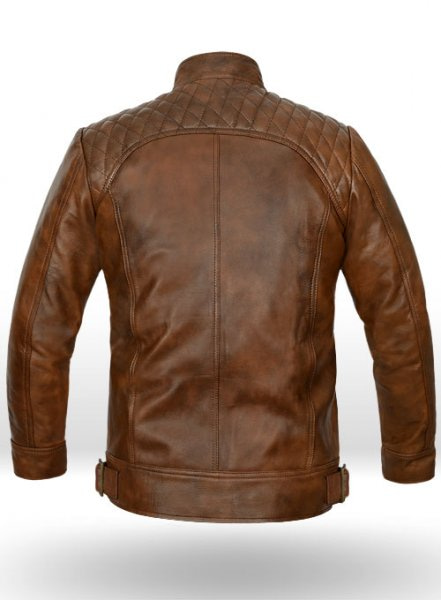 LeatherCult.Com - Spanish Brown Leather Jacket # 653