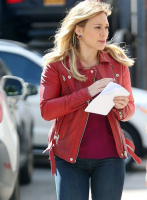 (image for) Hilary Duff Leather Jacket