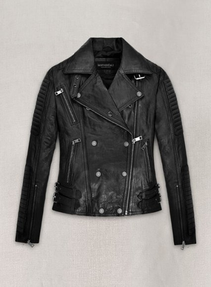 (image for) Keira Knightley Leather Jacket