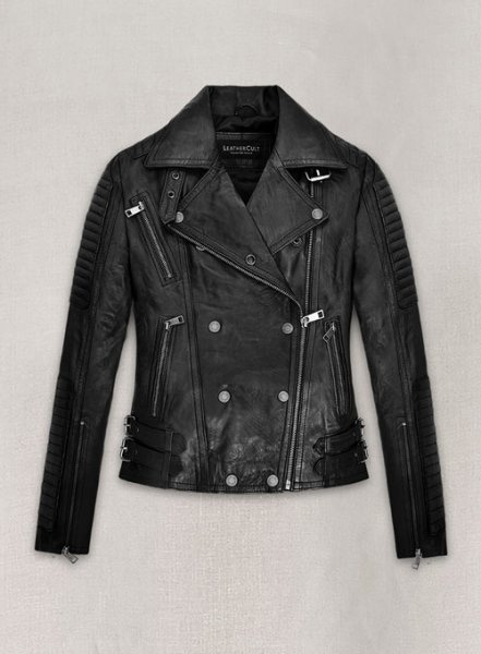 (image for) Keira Knightley Leather Jacket