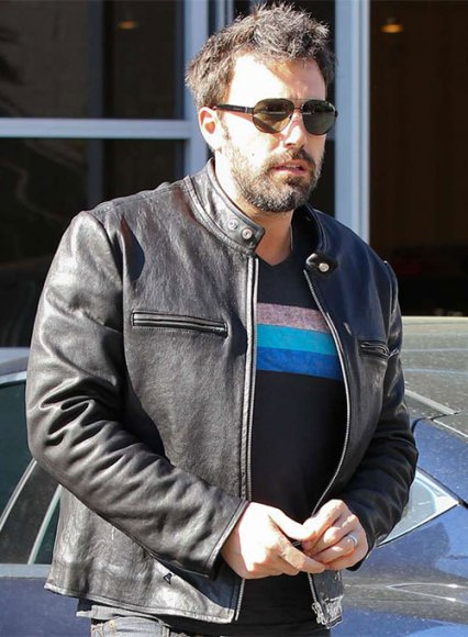 (image for) Ben Affleck Leather Jacket #2