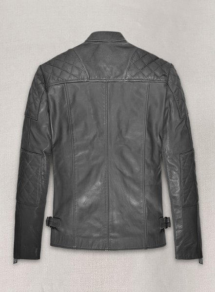 (image for) Thick Goat Gray Washed & Wax Leather Jacket #613