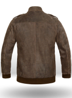 (image for) Vintage Brown Grain Avengers Steve Rogers Leather Jacket