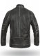 Zen Rubbed Charcoal Leather Jacket