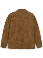 (image for) Soft Light Brown Suede Leather Jacket # 621