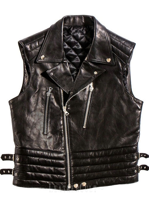 Leather Vest # 337 - Click Image to Close