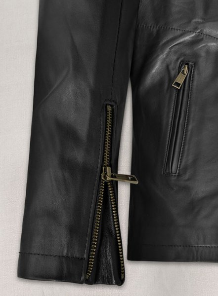 Black Mark Wahlberg Uncharted Leather Jacket