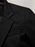 (image for) Soft Rich Black Leather Blazer