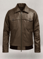 (image for) Soft Scottish Brown David Leather Jacket #2