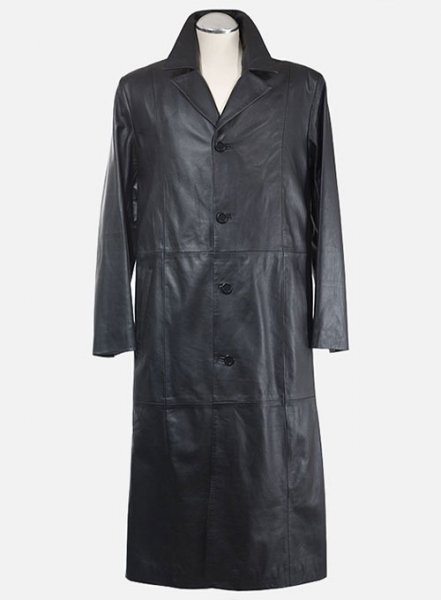 Leather Long Coat #201