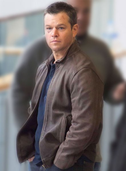 Matt Damon Jason Bourne Leather Jacket