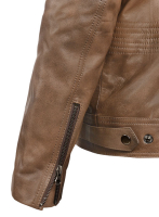 (image for) Espanol Timber Brown Brewer Leather Jacket