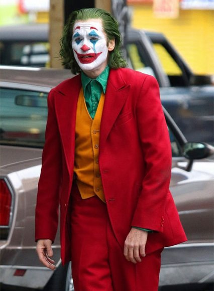 (image for) Joker 2019 Joaquin Phoenix Movie Leather Suit Replica